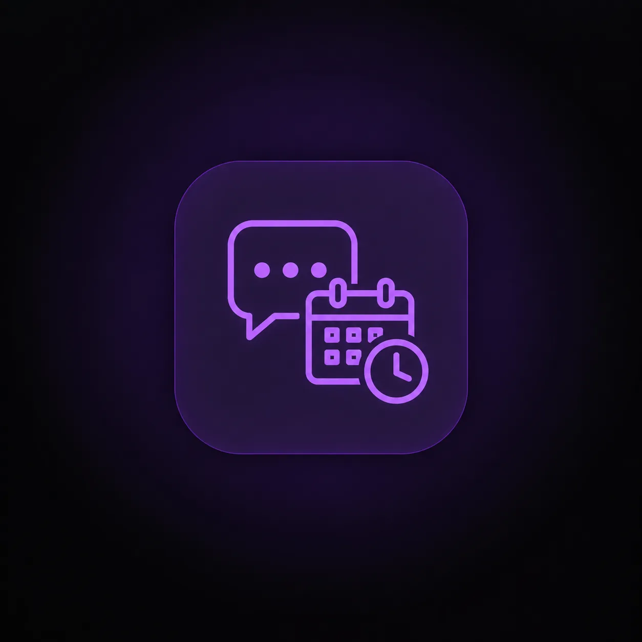 live chat scheduling icon