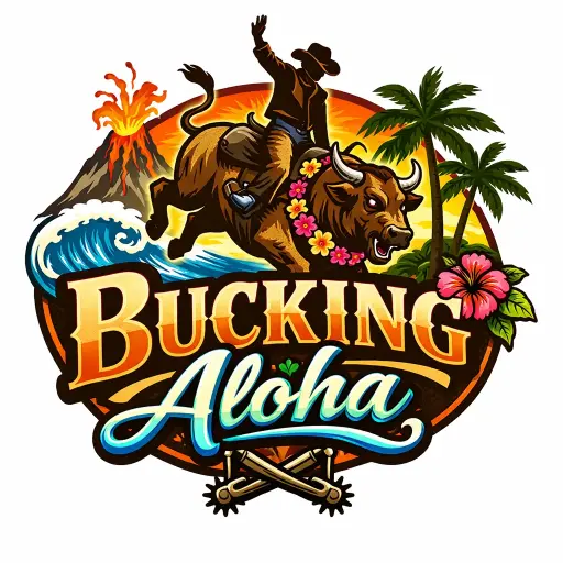 Bucking Aloha logo by The Studio Genie