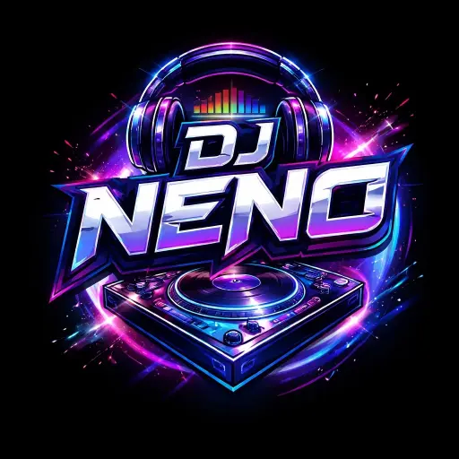 DJ Neno logo design by The Studio Genie