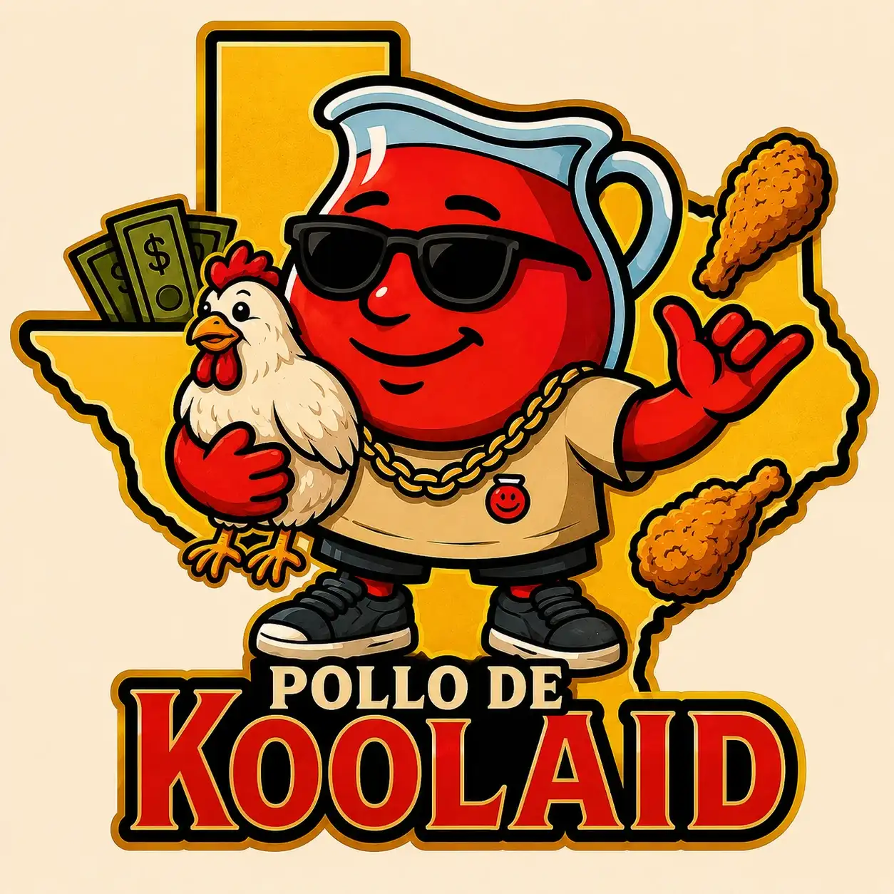 Pollo De Koolaid logo by The Studio Genie