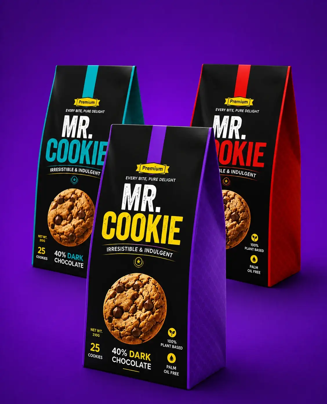 Custom product packaging design showcase